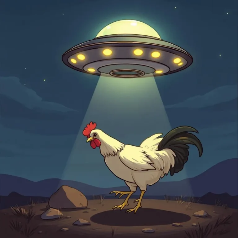 UFO and Chicken